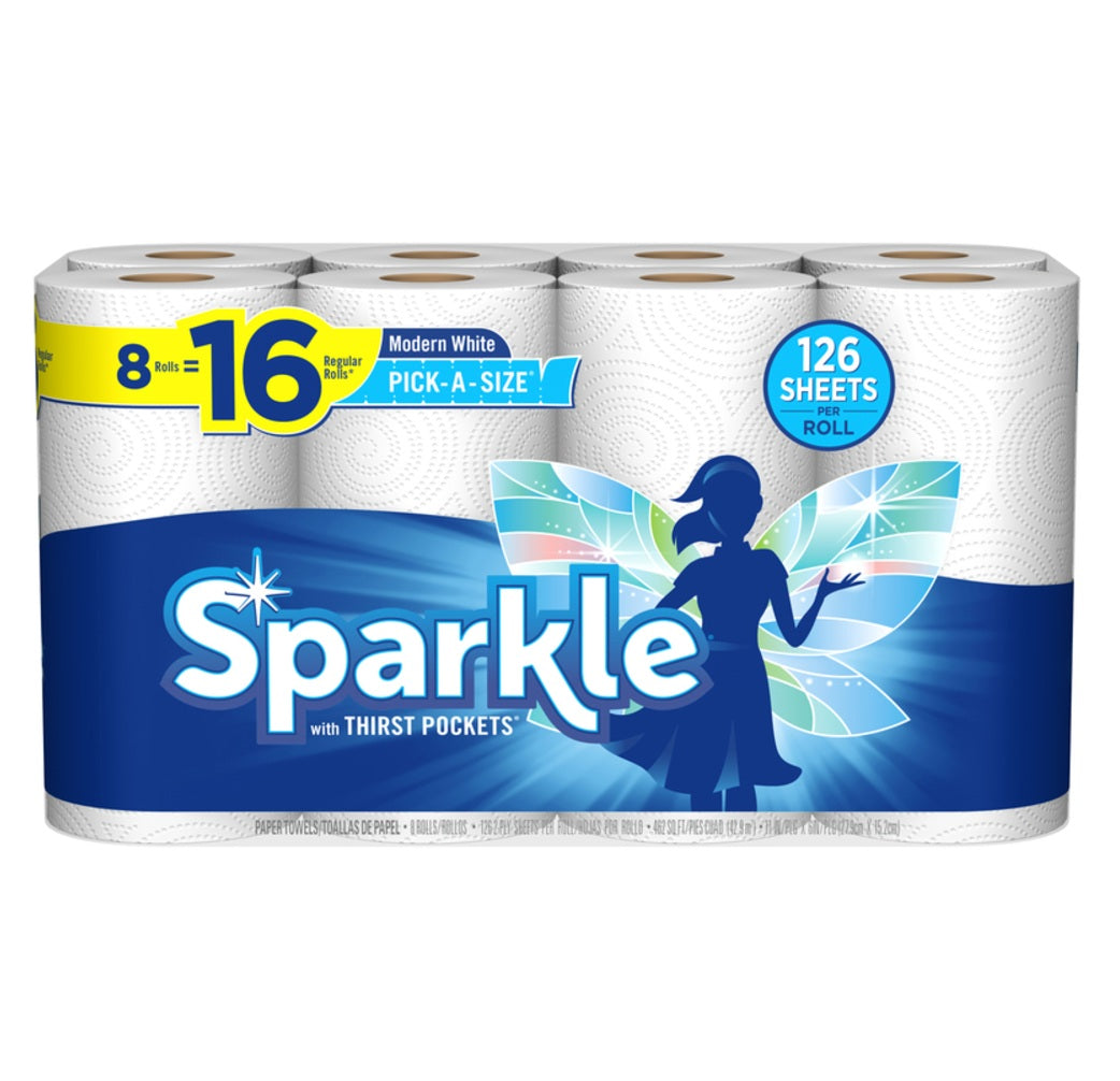 Sparkle 22104 Paper Towels, White
