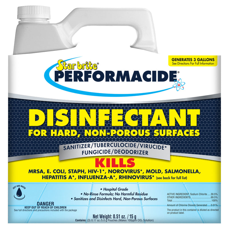 Star Brite 102000 Performacide Disinfectant Kit, 1 Gallon