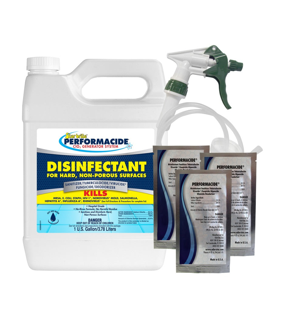Star Brite 102000 Performacide Disinfectant Kit, 1 Gallon