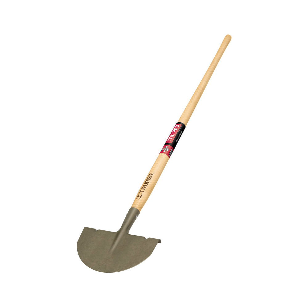 Truper EDG Tru-Pro Wood Handle Half Moon Edger, 59.2"
