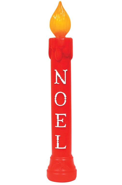 Union Products 77330 Christmas Lighted Noel Candle, Red, 39" H
