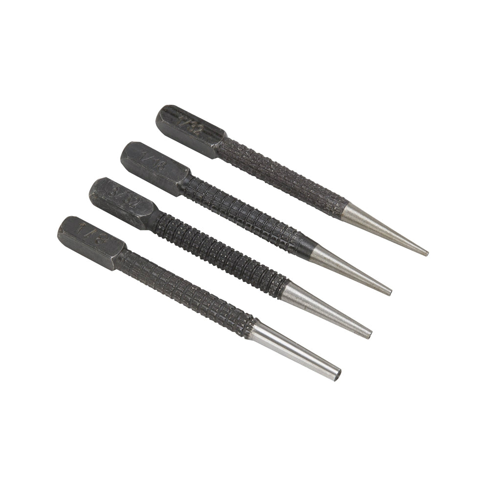 Vulcan JLO-048 Nail Punch Set, 4 Piece