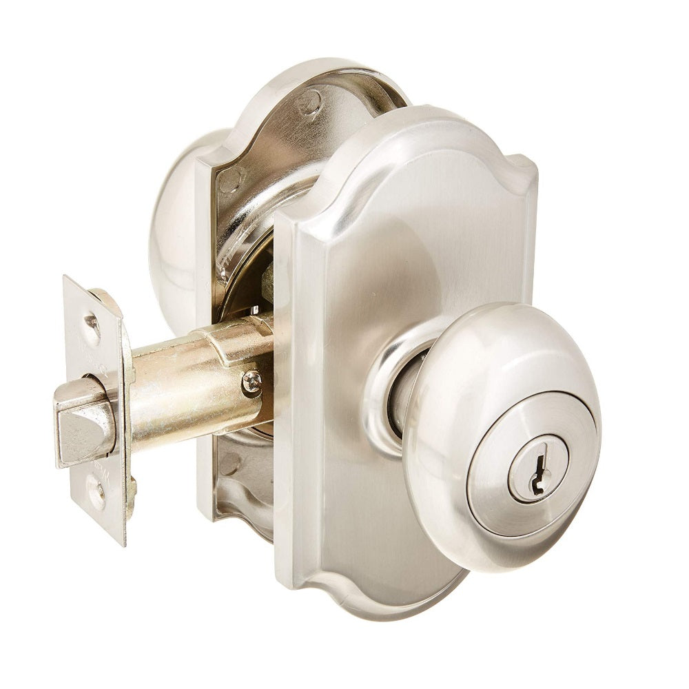 Weslock 01740JNJNSL23 Julienne Entry Door Knob, Satin Nickel