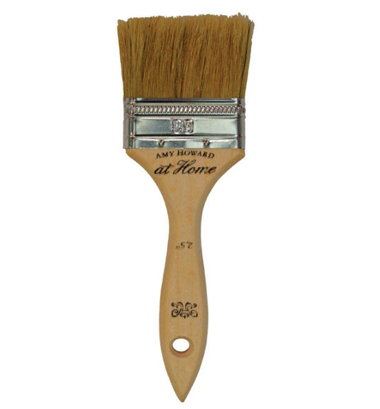 Amy Howard at Home AH948 Natural Paint Brush Wood, 2.5"