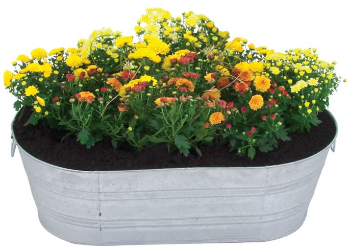 Behrens 1-OV Hot Dipped Steel Oval Tub, 7.5 Gallon