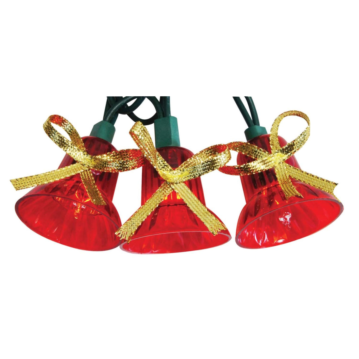 Celebrations P529V1A1 Musical Shatterproof Bell Lights, 21', 40 Red Lights