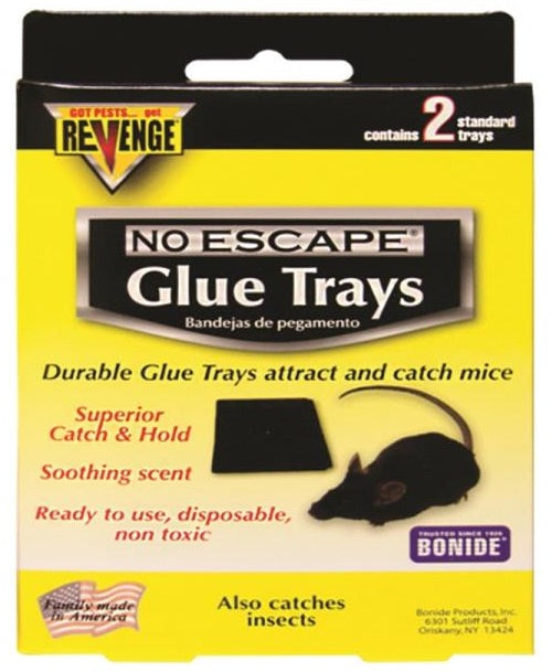 Bonide 47020 Revenge Baited Glue Trays, 2/Pack