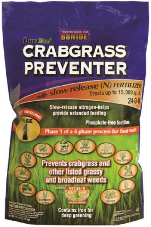 Crabgrass Preventer With Fertilizer, 15000 Sq Ft on sale, lawn & plant
