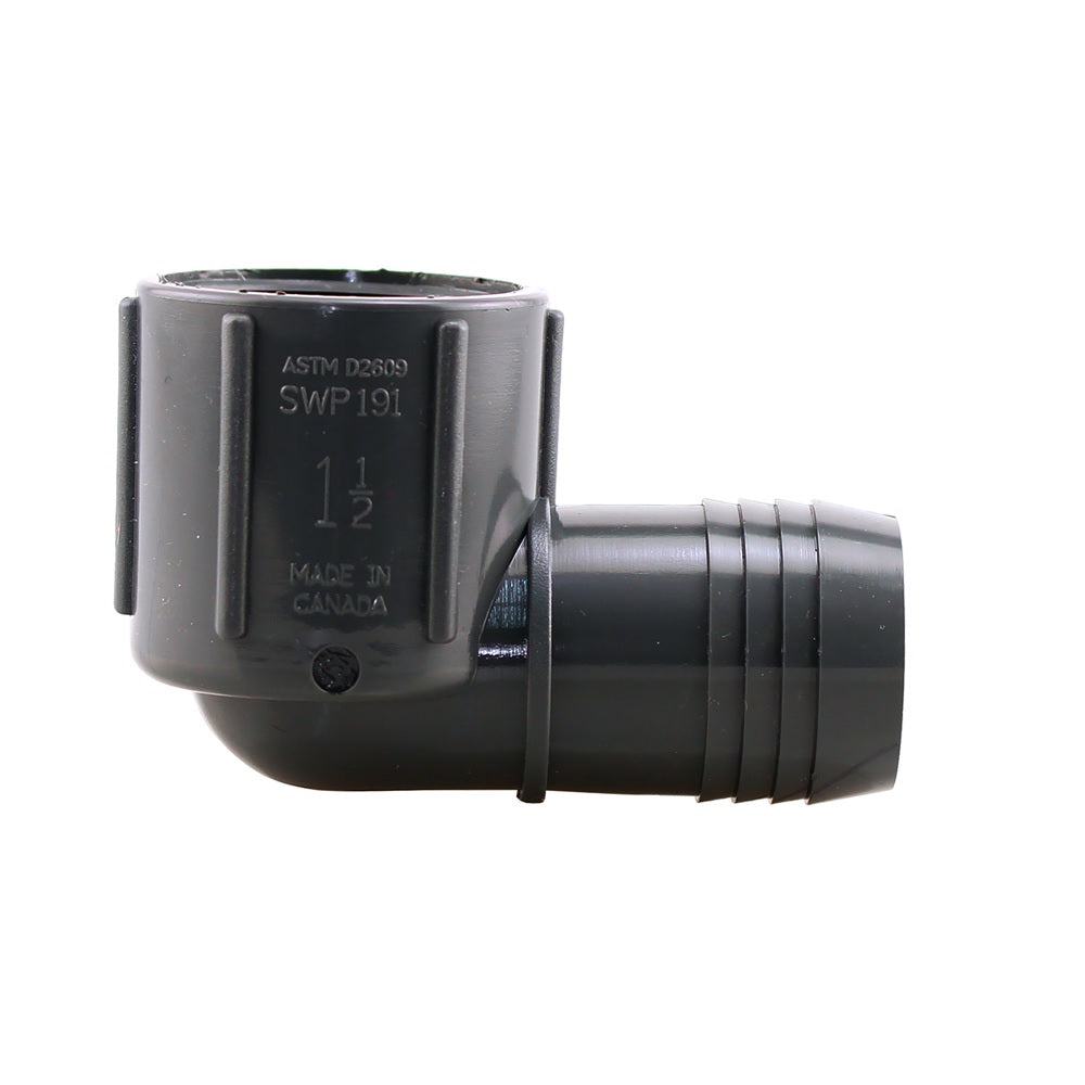 Boshart UPVCFE-15 Insert Elbow, 1-1/2 Inch, 200 PSI