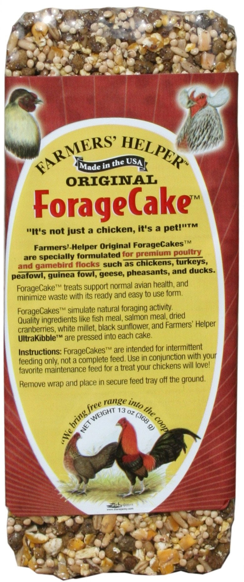 C & S CS08305 Farmers' Helper Original ForageCake, 13 Oz