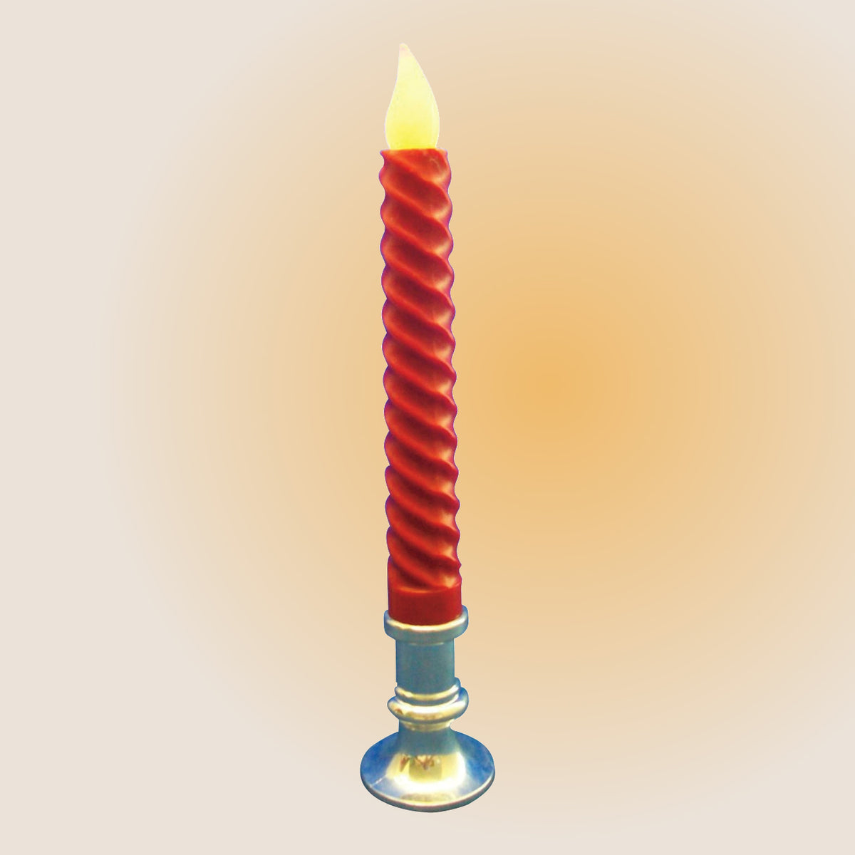 Celebrations 1514-71 Battery Operated LED Candle, 9.25", Red