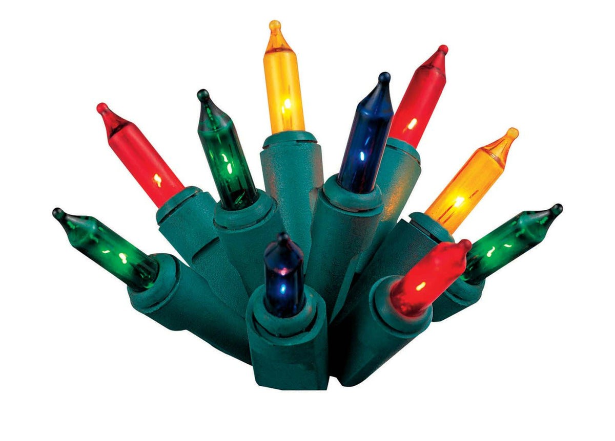 Celebrations 4121-71 Mini Light Set, 6.3', 20 Multi-Color Lights