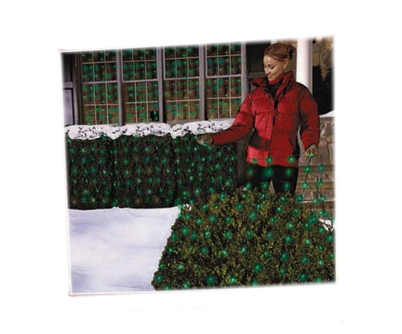 Celebrations 48957-71 Net Light Set, 4' L x 6' W, 150 Green Lights