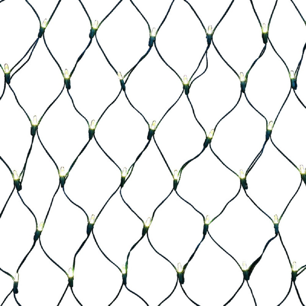 Celebrations 5N100S55M1830AC Platinum LED Net Light Set, 4-3/4' x 4' , White