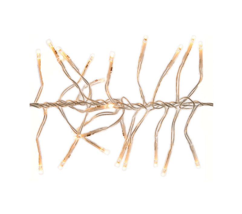 Celebrations 955991 LED Cluster Twinkle Christmas LED Lights, Clear