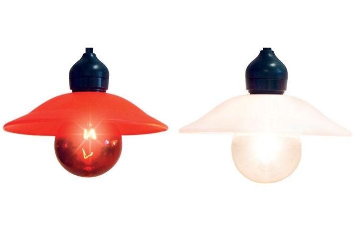 Celebrations G24G4N11 G50 Drop Cord Light Set, Orange/White, 10 Lights