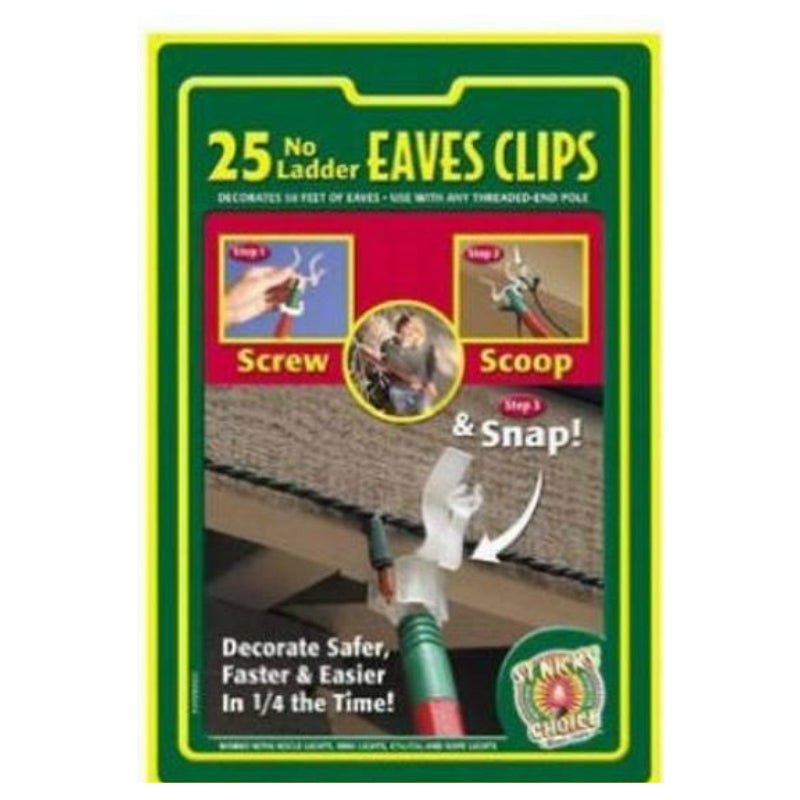 Christmas Lights 74006-25C Eave Grip Clips