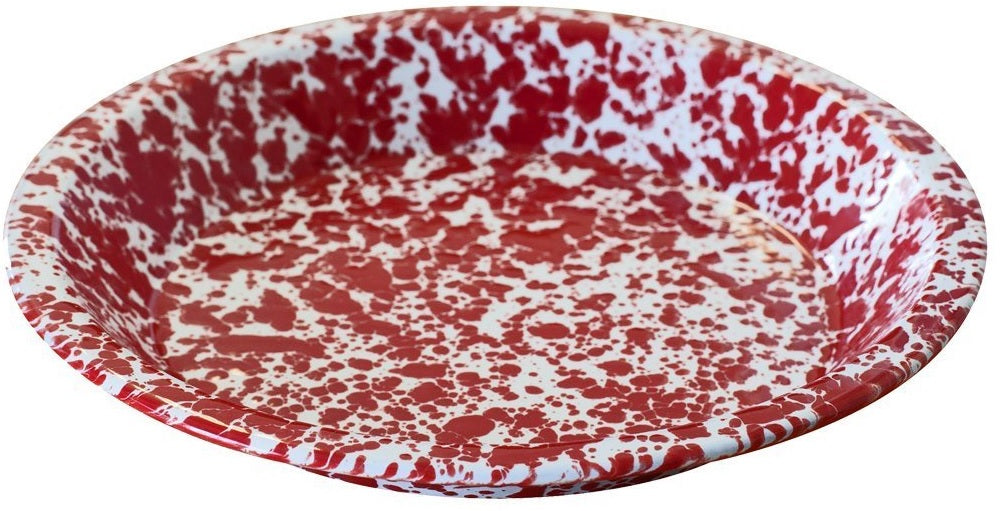 Crow Canyon D42RM Pie Plate, Red Marble