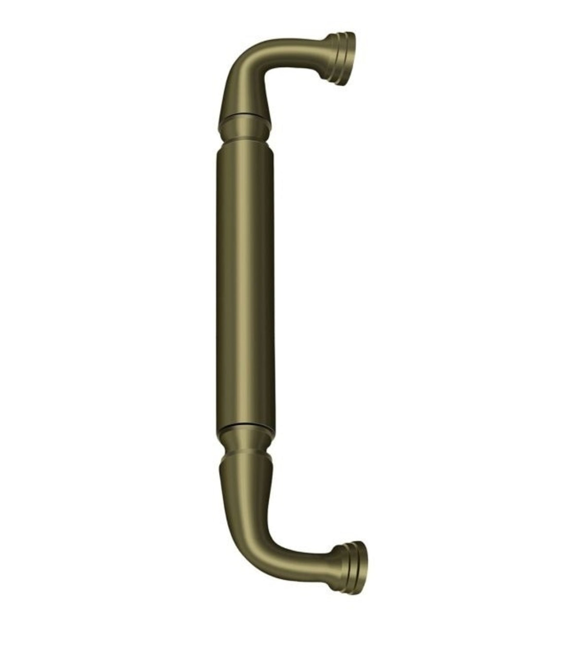 Deltana DP2575U5 Door Pull without Rosette, 10", Antique Brass