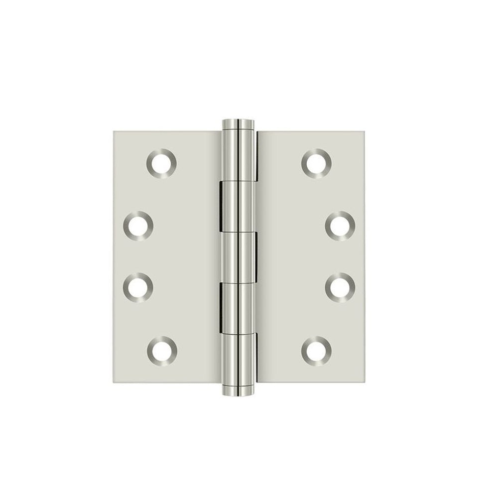 Deltana DSB414 Square Hinge, Bright Nickel