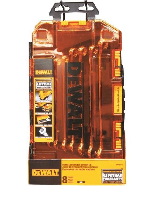 Dewalt DWMT73810 Metric Combination Wrench Set, 8 Piece — LIfe and Home