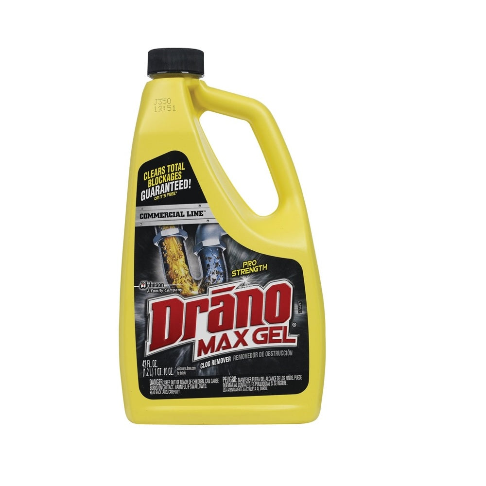 Drano 22118 Max Gel Clog Remover, 42 Oz