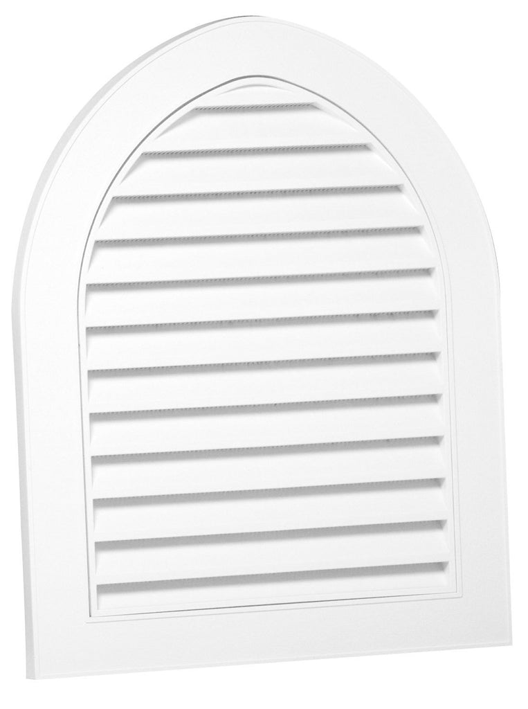 Duraflo 62611000 Cathedral White Gable Vent, 22" x 28" — LIfe and Home