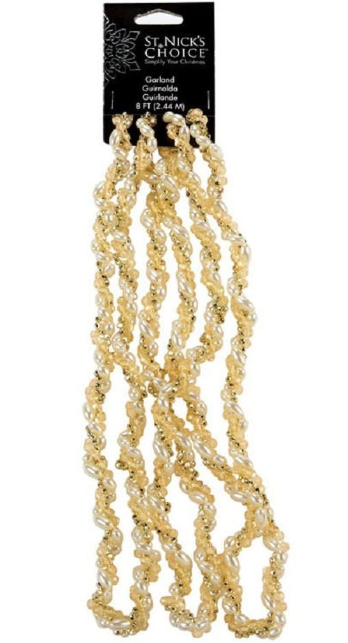 Dyno 582378-1055 Glamour Bead Garland, 8'