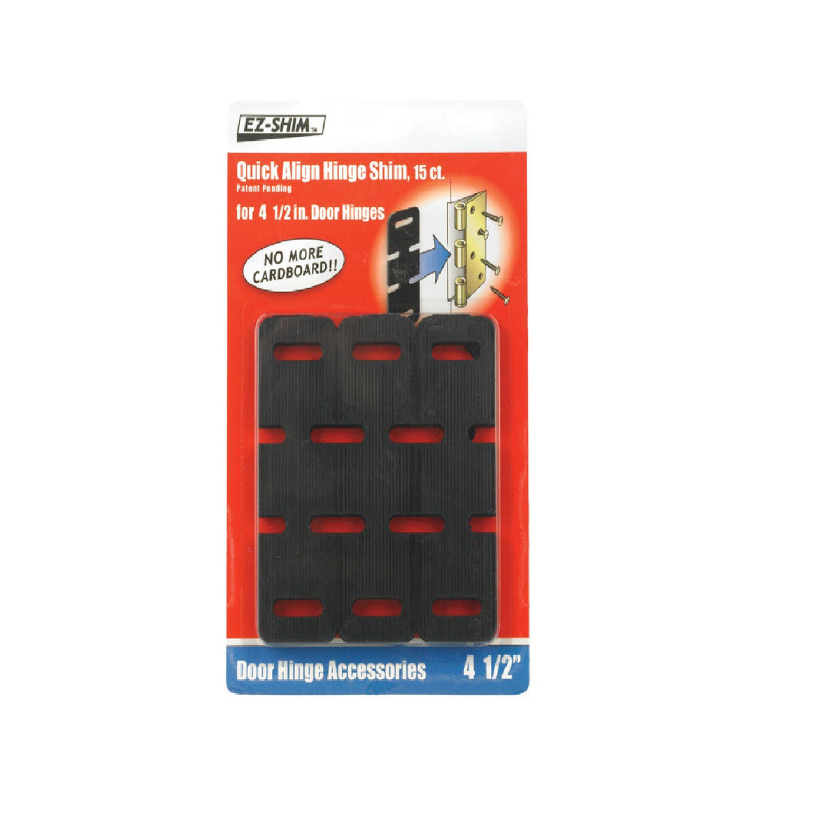 Ez-Shim HS450BP Quick Align Hinge Shim, 4.5"