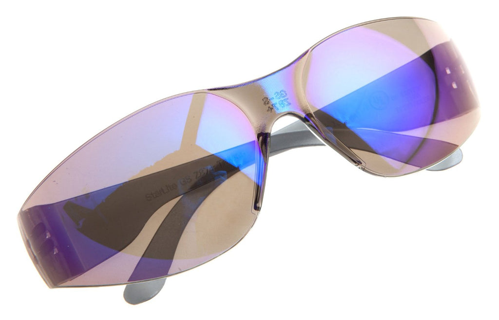 Forney 55338 Safety Glasses, Starlite, Blue Mirror — LIfe and Home