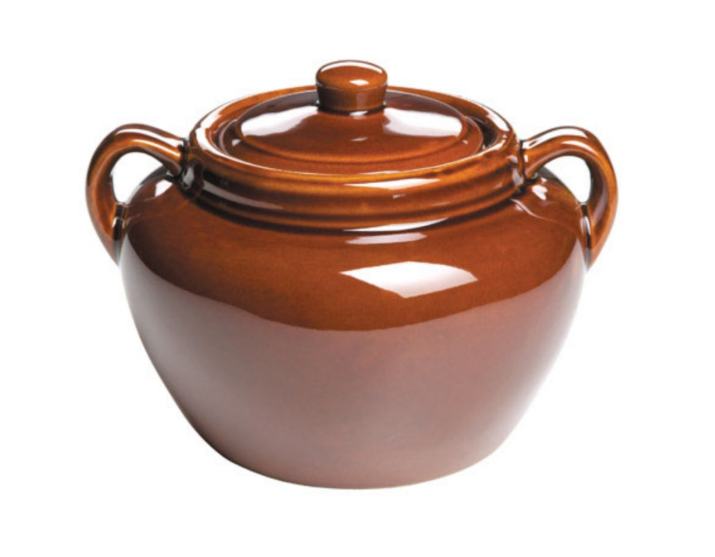 Fox Run 0350 Earthenware Bean Pot, 3 Quarts