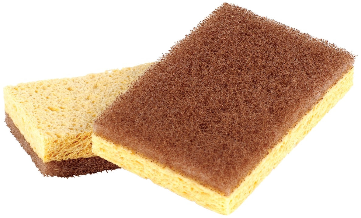 Full Circle Home FC11208 Walnut Scrubber Sponge, 2 Pack