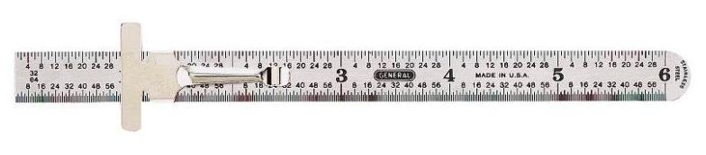 General 300/1 Pocket Scale, Stainless Steel, 6"