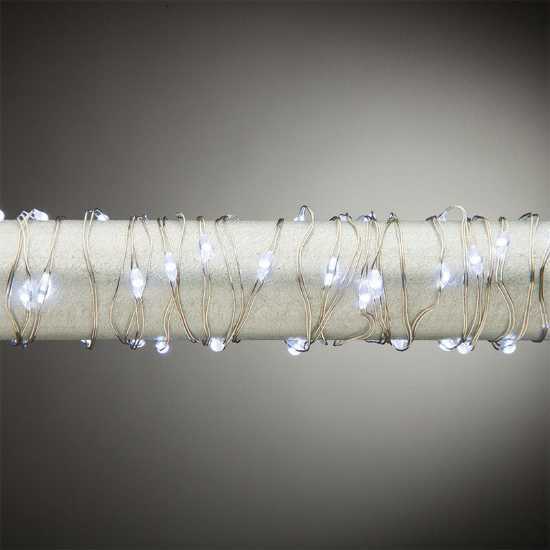 Gerson 36900 Cool White Decorative String Lights, 60"