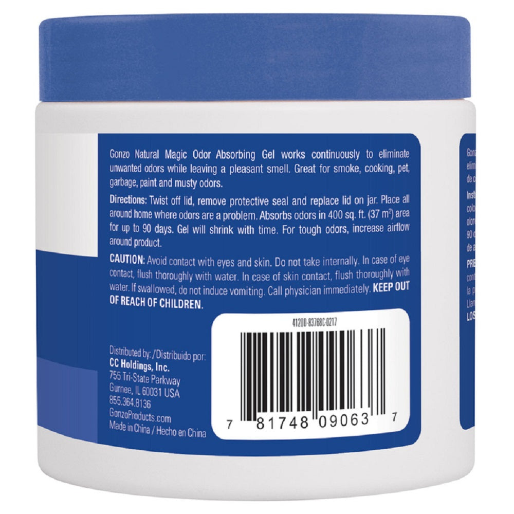 Gonzo 4120D Natural Magic Odor Absorber, Brushed Cotton, 14 Oz