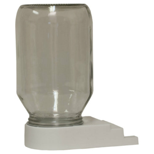 Harvest Lane Honey FEEDBBG-102 Bee Entrance & Feed Distributor with Quart Glass Jar
