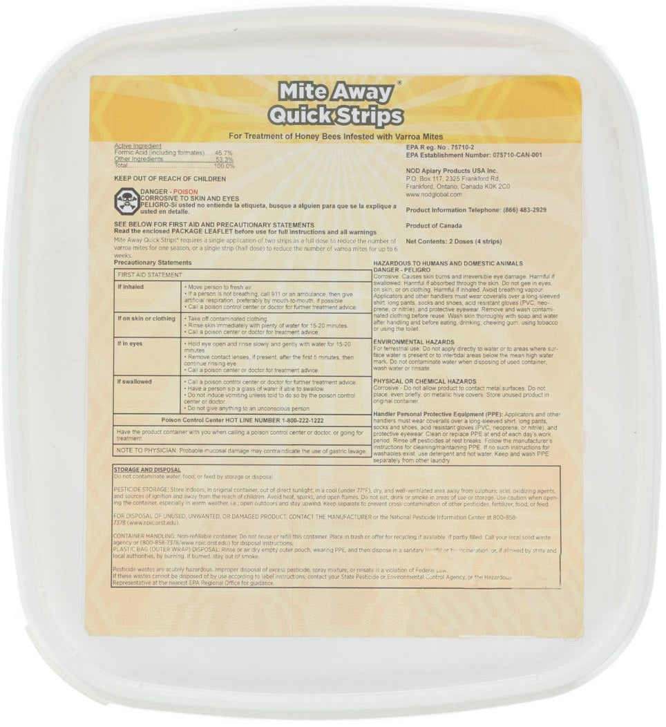 Harvest Lane Honey MITEAWAY-101 Miteaway Treatment