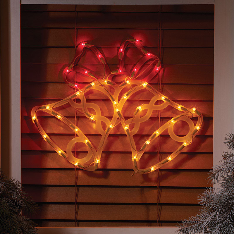 Impact Innovations 95123 Bell Silhouette Acrylic, Red/Gold