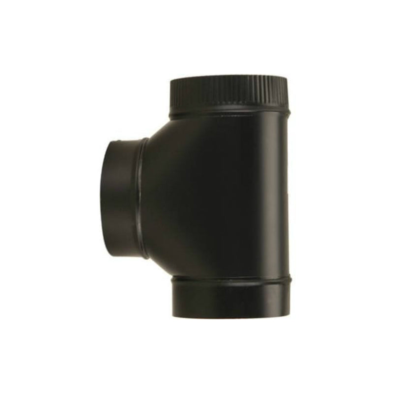 Imperial BM0082 Stove Pipe Cleanout Tee Joint 5", Black