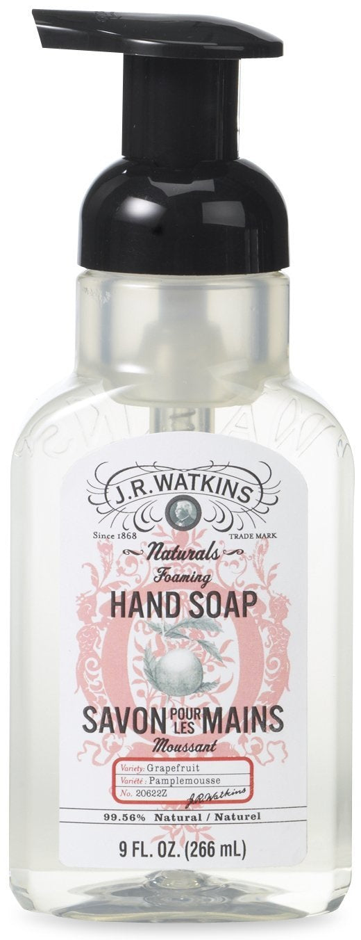 J.R. Watkins 20622 Foaming Hand Soap, Grapefruit, 9 oz
