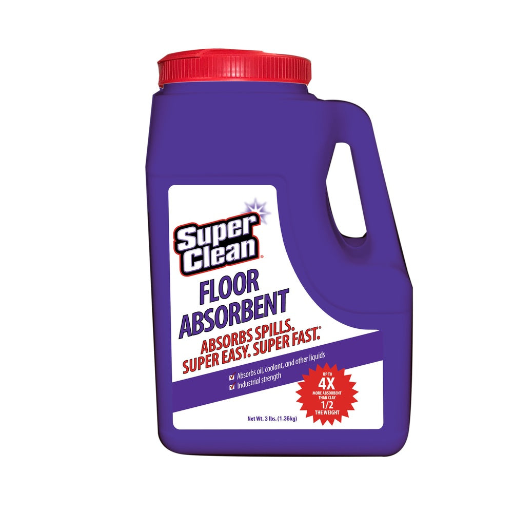 Super Clean 701015 Spill Floor Absorbent, 3 lb.