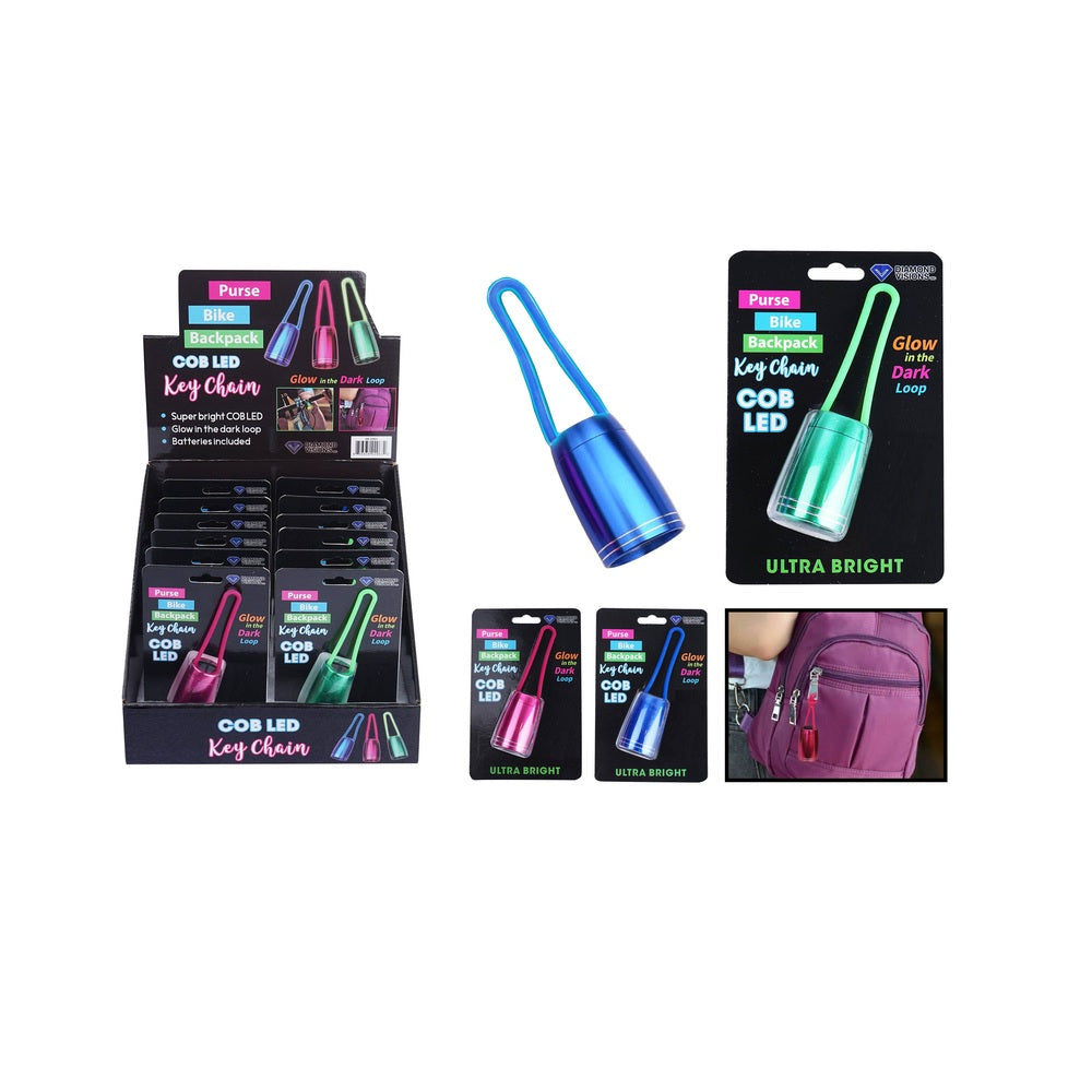 Diamond Visions 08-2963 Keychain LED Flashlight, Assorted, 1 pc.
