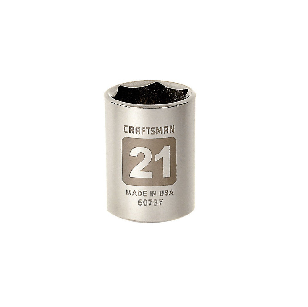 Craftsman CMMT50737 6 Point Standard Socket, 21 MM