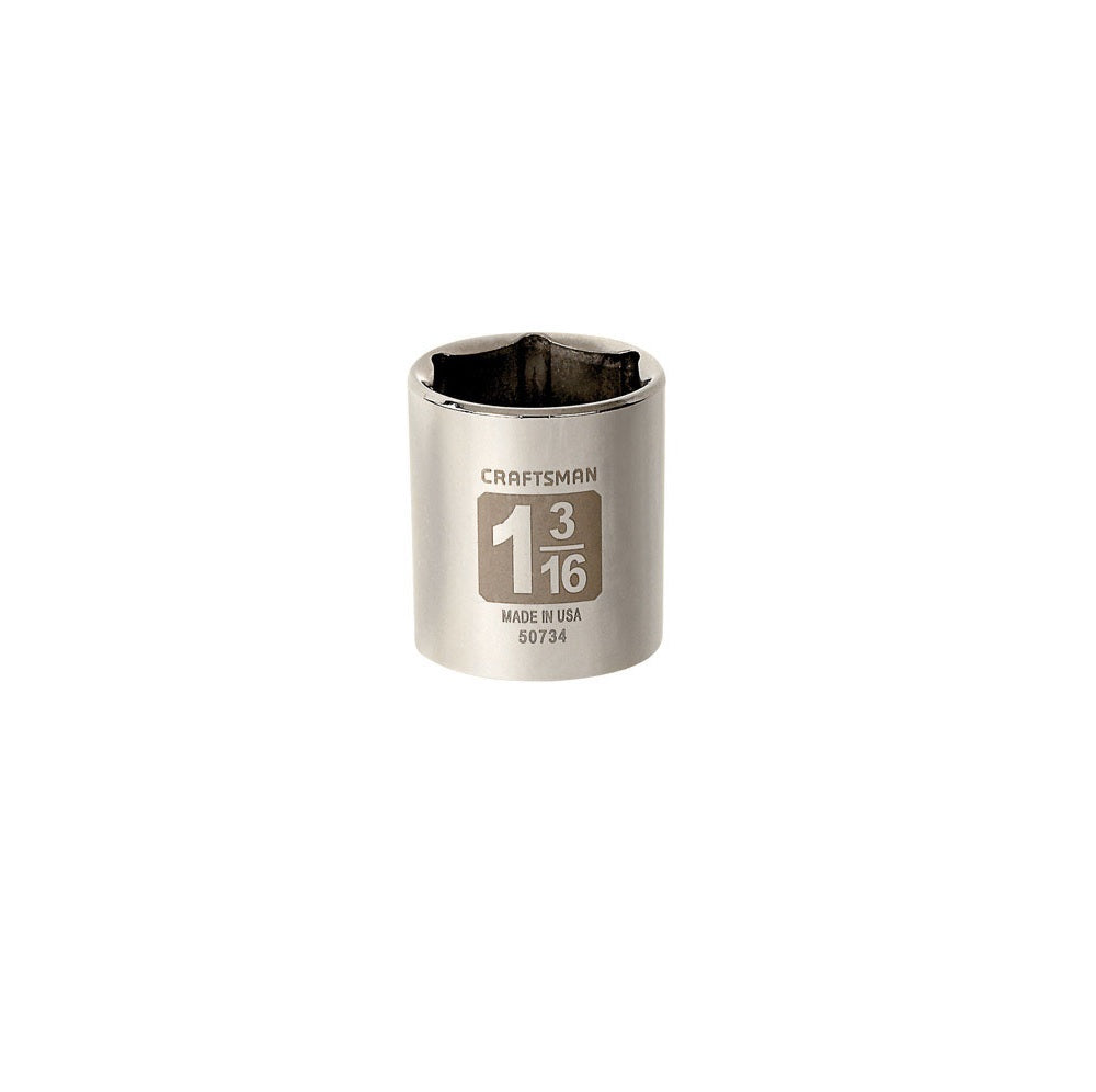 Craftsman CMMT50734 6 Point Standard Socket, 1-3/16 inch