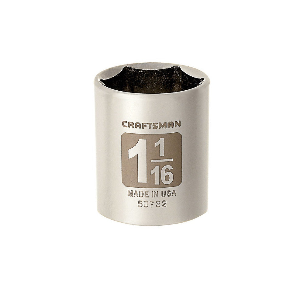Craftsman CMMT50732 6 Point Standard Socket, 1-1/16 inch