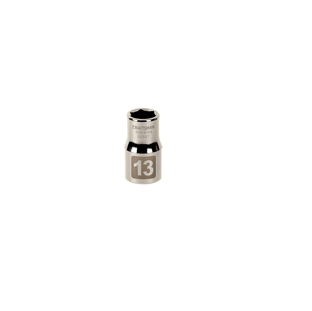 Craftsman CMMT45897 6 Point Standard Socket, 13 MM x 1/2 inch