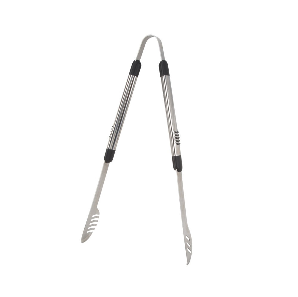 Omaha BBQ-8112443C BBQ Tongs, Stainless Steel, 19 inch