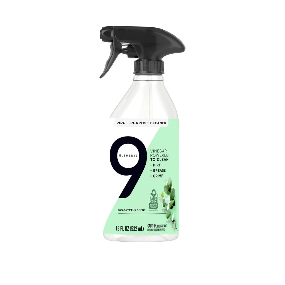 9 Elements 95086 Scent Multi-Purpose Cleaner Liquid, 18 Oz