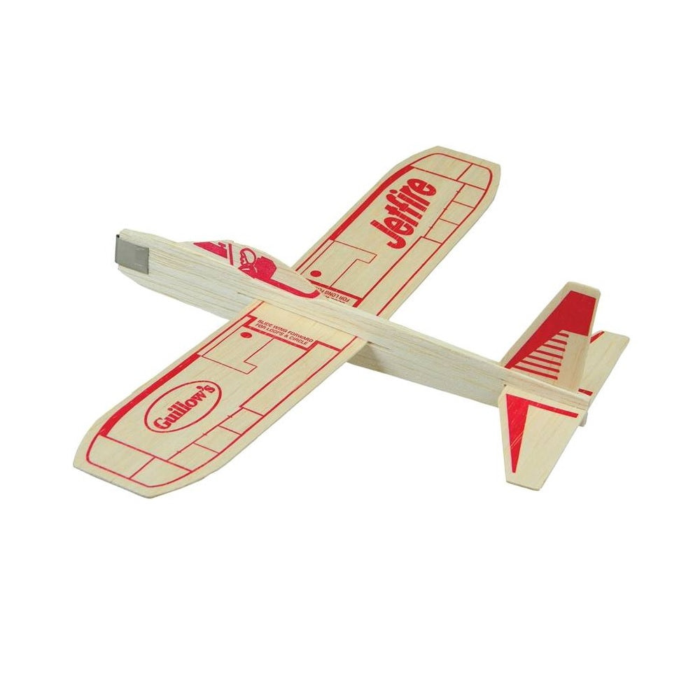 Guillow's 30 Jetfire Balsa Glider Plane, 12 Inch, Wood