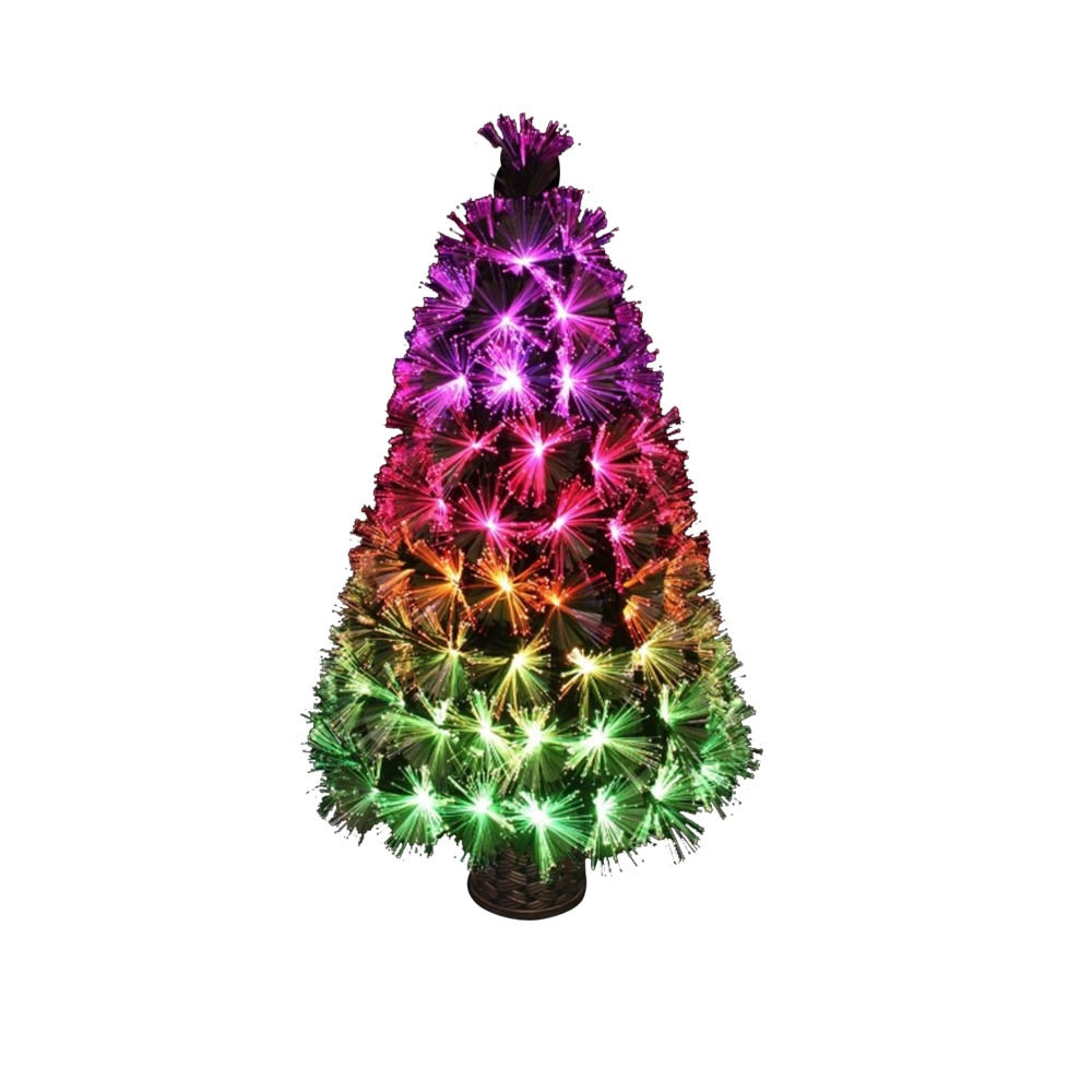 Santas Forest 54630 Fiber Optic Fireworks Christmas Tree, 3 ft